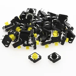 12x12x7.3 mm Tactile Switches Yellow Square Push Button Tact Switch 12*12*7.3 mm Micro switch