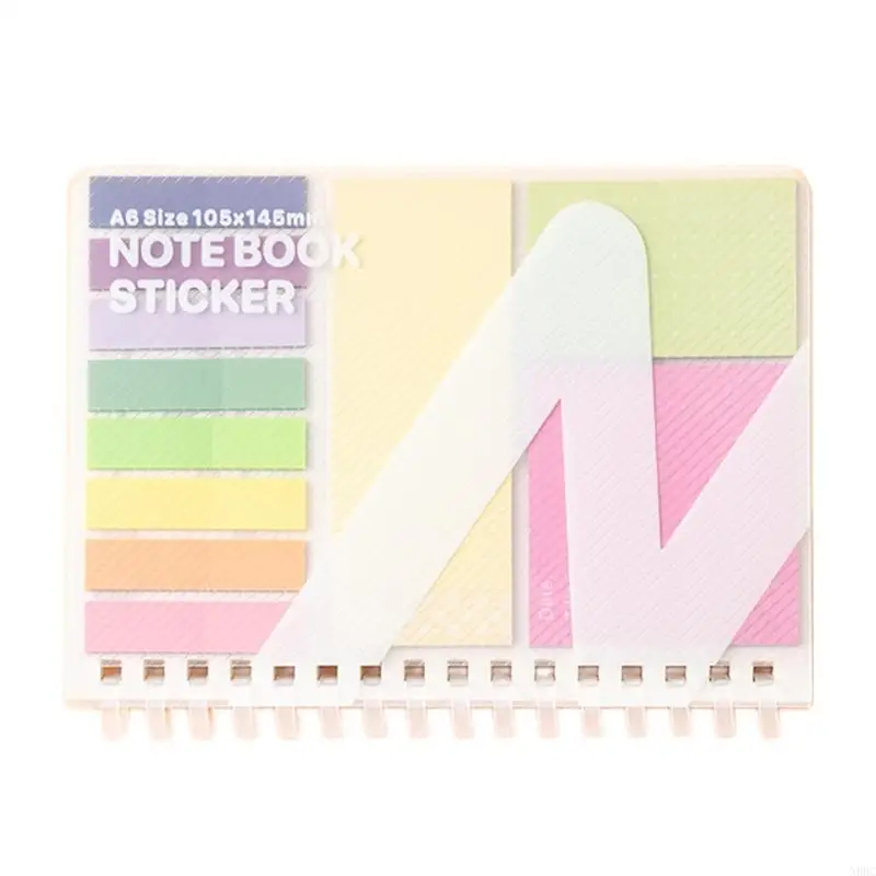 

Portable Notebook and Adhesive Note Set Lined Notepads with Adhesive Label N0HC