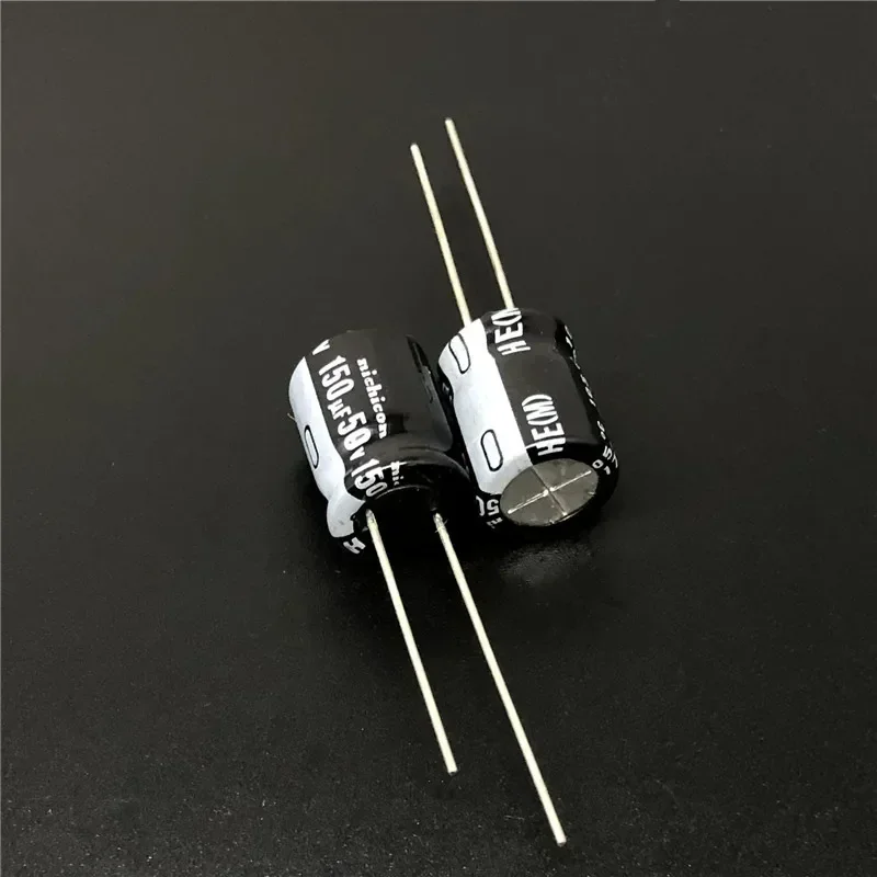 5 Stück/50 Stück 150 uF 50 V NICHICON HE-Serie 10 x 12,5 mm extrem niedrige Impedanz 50 V 150 uF Aluminium-Elektrolytkondensator