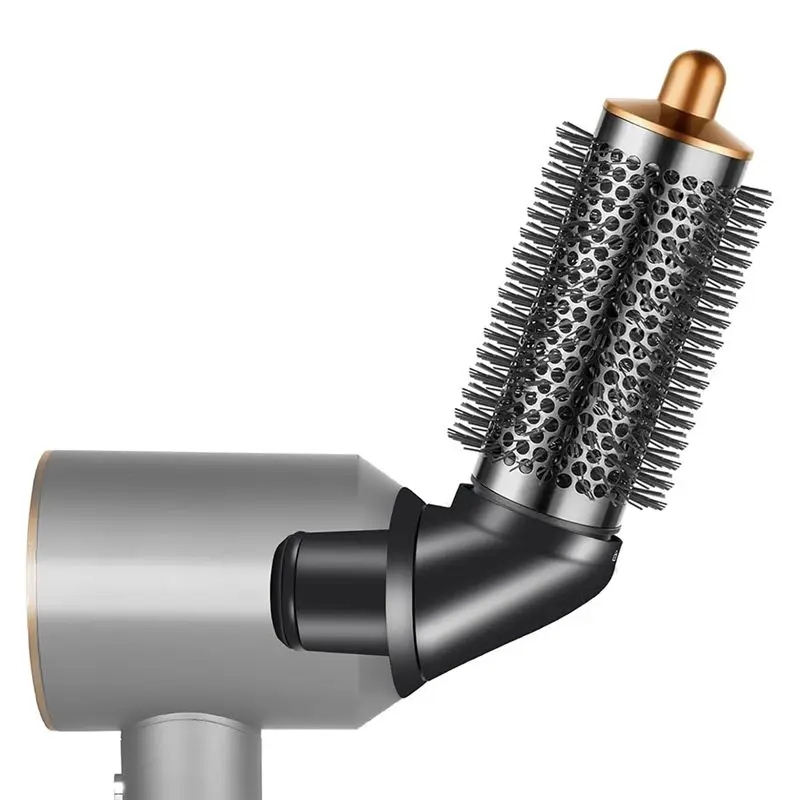 [NEW!ABMK】 Round Brush Attachment For Dyson Airwrap With Adaptor For Dyson Hair Dryer Accessories, Round Volumizing Brush