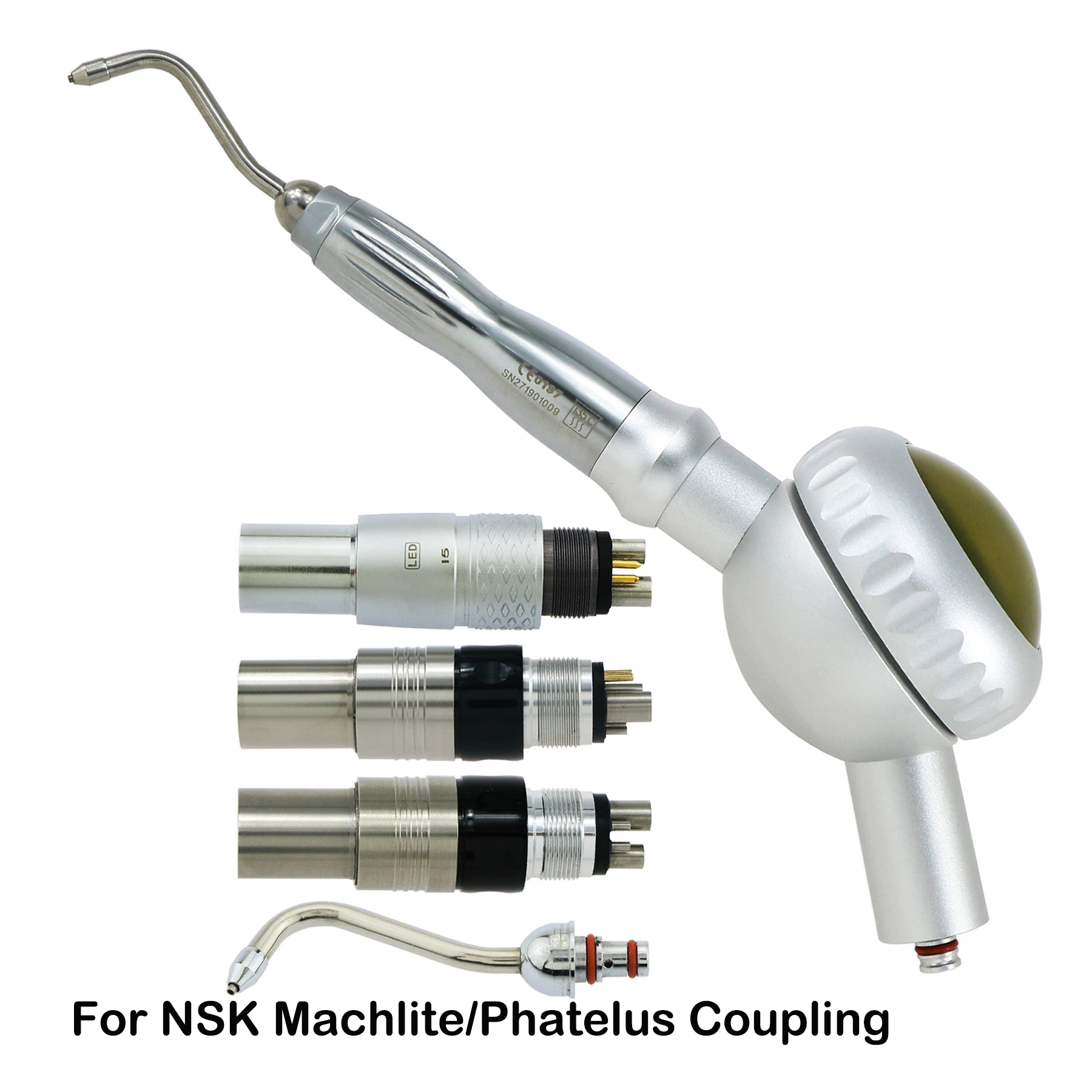 

Dental Hygienist Prophy Mate Unit Air Flow Jet Teeth Polishing Polisher Fit NSK Machlite Phatelus Coupler Coupling