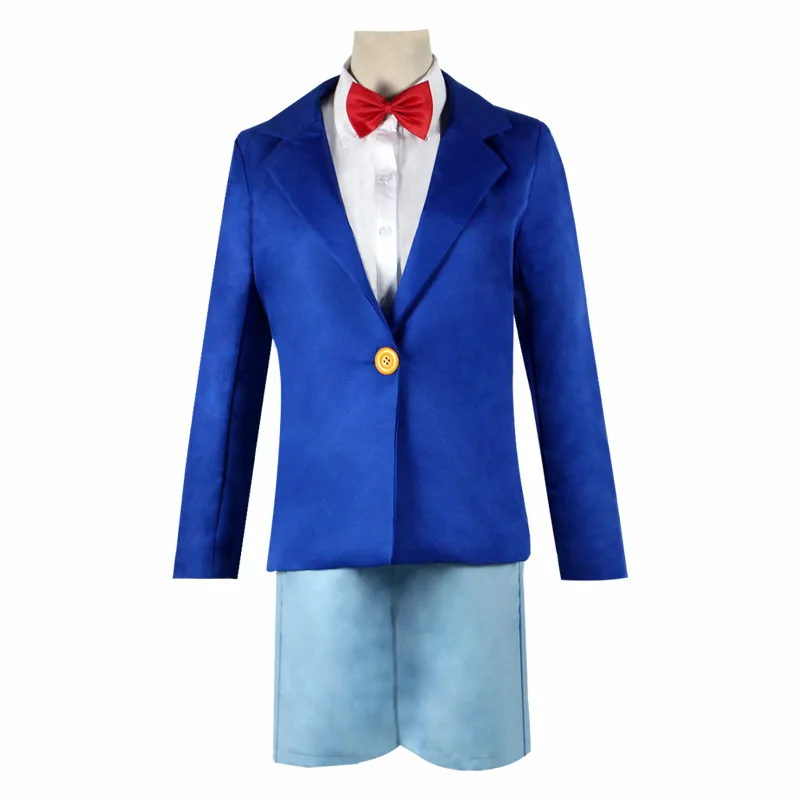 Detective Conan Kudo Shinichi Costumi Maschili Cartoon Anime Costumi Cosplay Uniformi scolastiche Riunione annuale Halloween