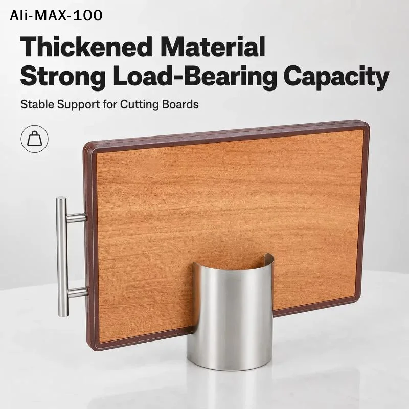 【AV】Stainless Steel Pot Lid Holder Spoon Holder Rust-Resistant And Features Compartment Heat-Resistant Easy To Clean