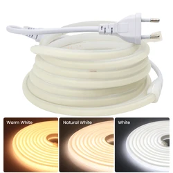 220V Led Neon COB  Strip Flexible Light High Density 288LED Linear Lighting Waterproof Silicone Tube Lamp LED Ribbon Decoration