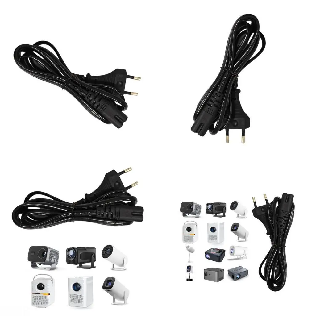 

D08B Highly Temperature Resistant Power Cord For Y300Pro/HY320Mini Office Projectors