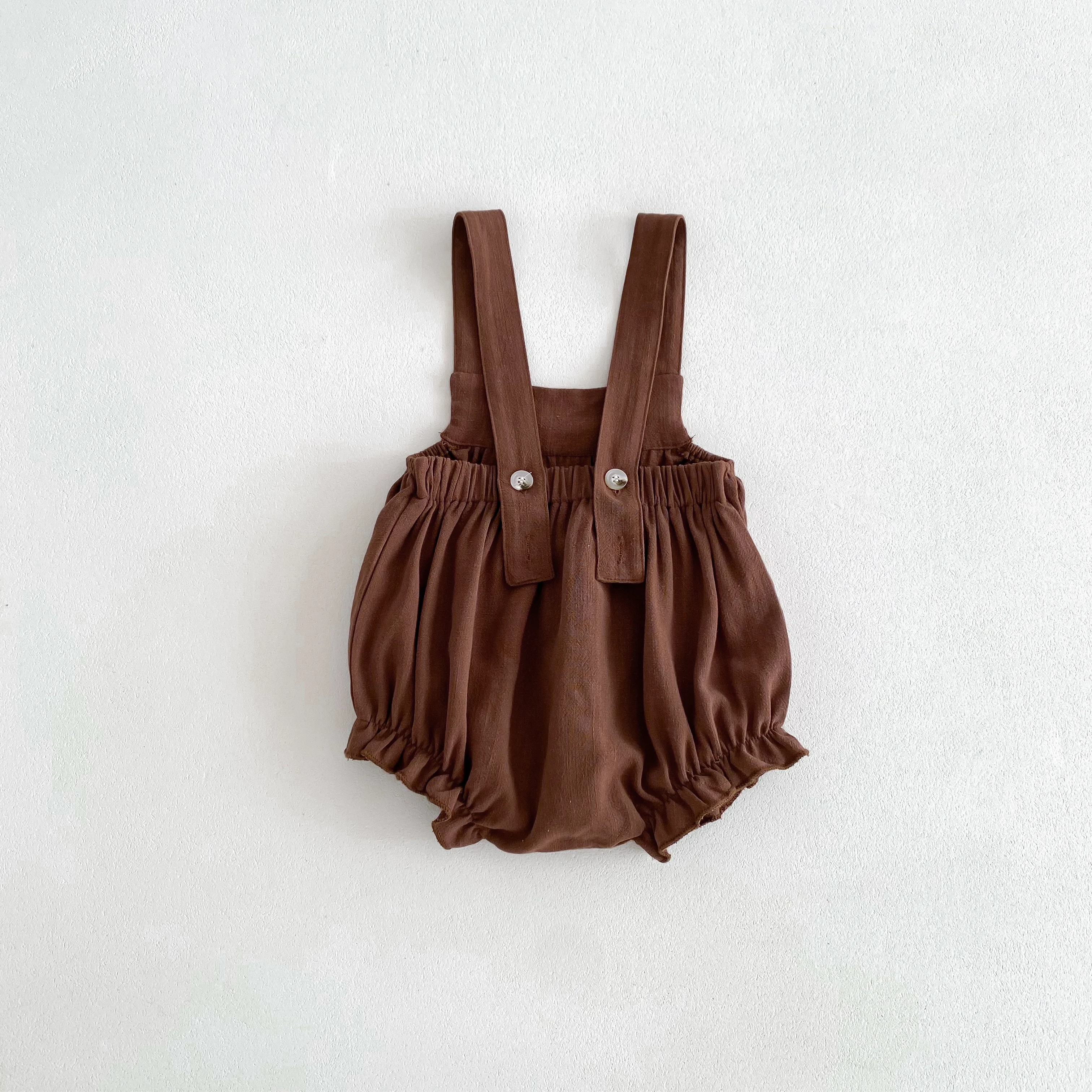 2026 New Style Baby Hoodie Pants Poo-Poo Pants Korean Version Girls' Embroidered Belted Pants Baby Suit