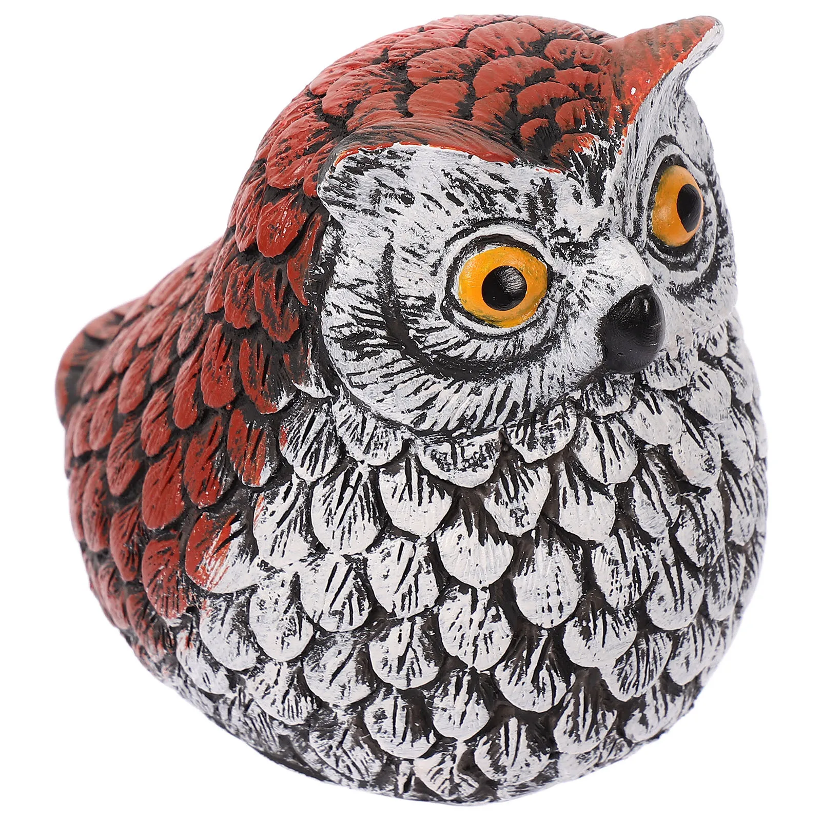 البومة مفتاح مخفي النحت الراتنج ديكور حديقة في الهواء الطلق شكل حجر مفتاح صندوق مخفي صندوق قفل سري صغير فو روك