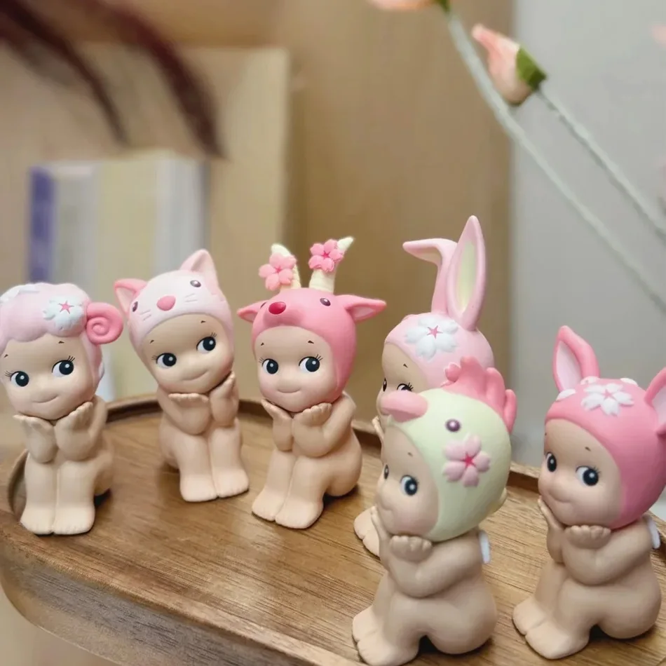 2026 verkopen Angel Cherry Blossom Series Blind Box Anime Figuren Ornamenten Poppen Fans Kinderen Gift Willekeurige Blind Box