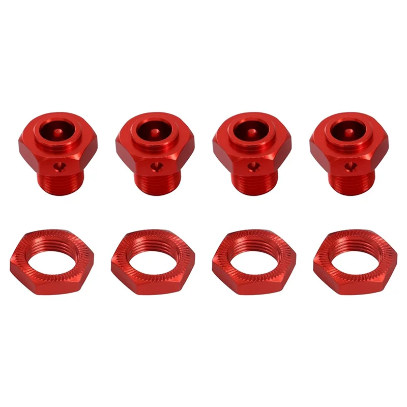 

17Mm Aluminum Alloy 6Mm Extended Hub Hex Nut Set For ARRMA Kraton 4S Outcast 4S Upgrade Parts
