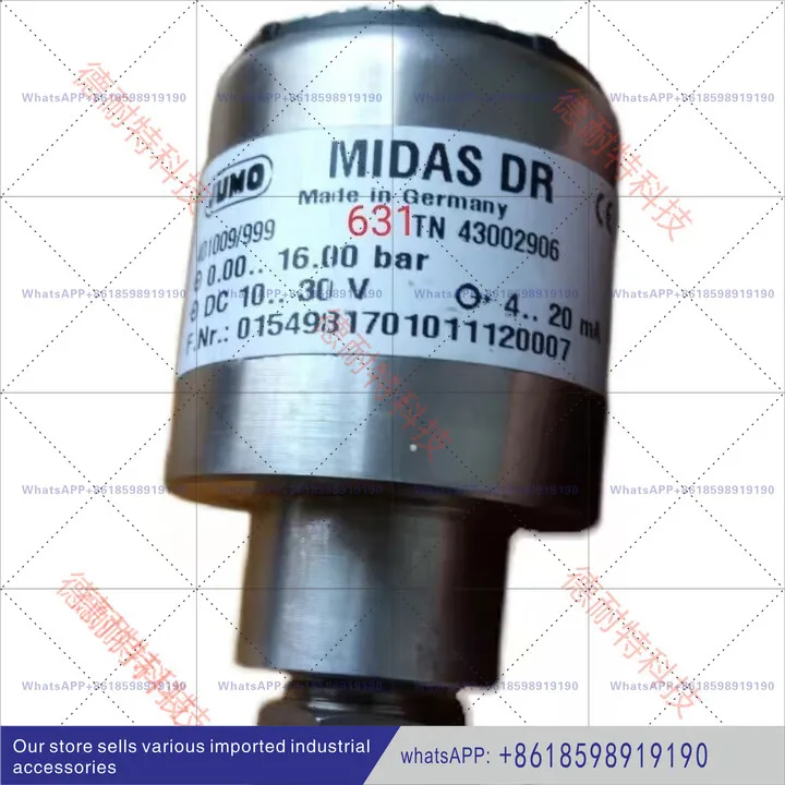 MIDAS DR 40 1009 999 Mounted pressure transmitter, German sensor