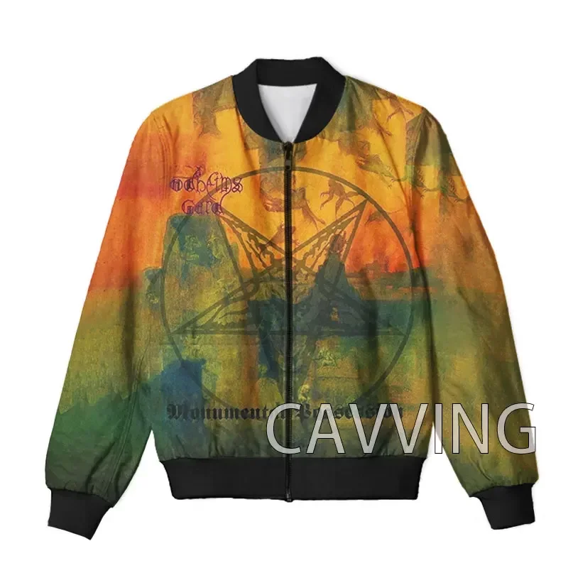 CAVVING 3D Printed  Dodheimsgard Rock   Zipper Bomber Jackets Men Overcoat Mens Coat Zip Up Jackets for Women/Men