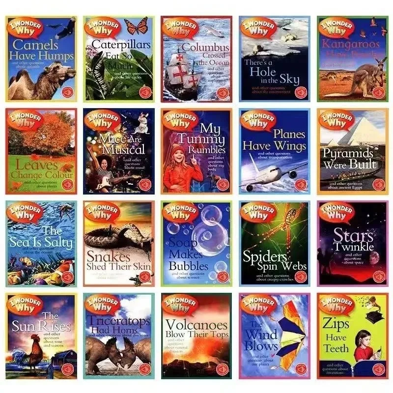 The Latest 25 Volumes of "I Wonder Why" Children's Encyclopedia in English Original Edition