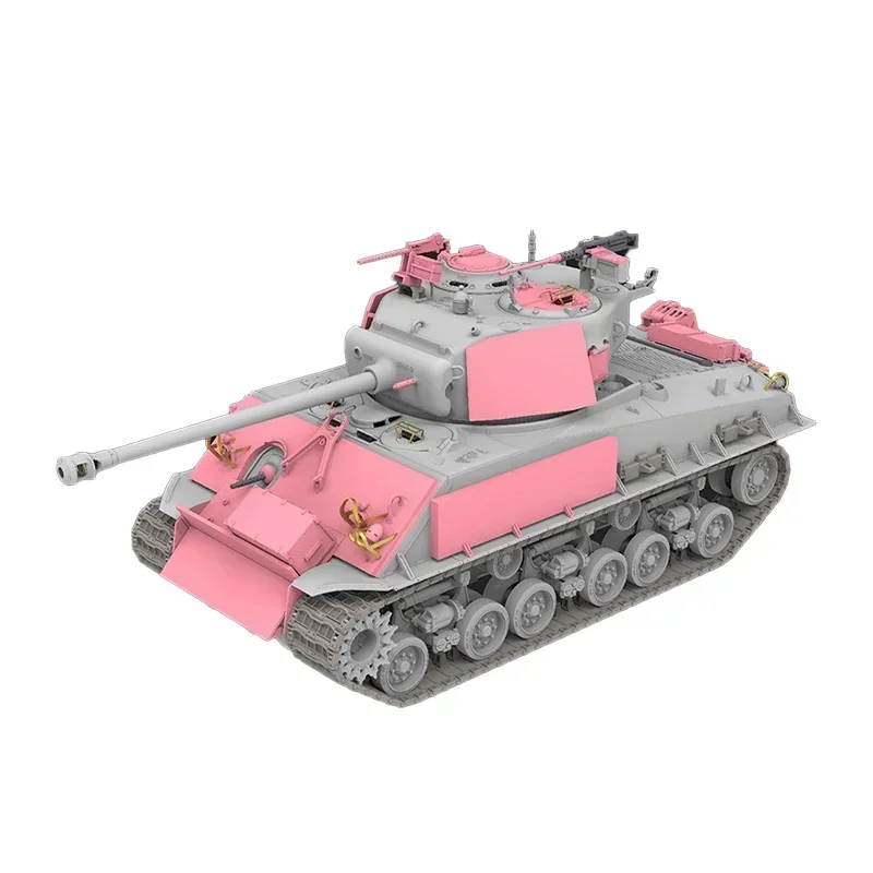 Modelo Ryefield RM-5092 1/35 M4A3 Sherman Thunder VII Kit de modelo de brinquedos de montagem inicial