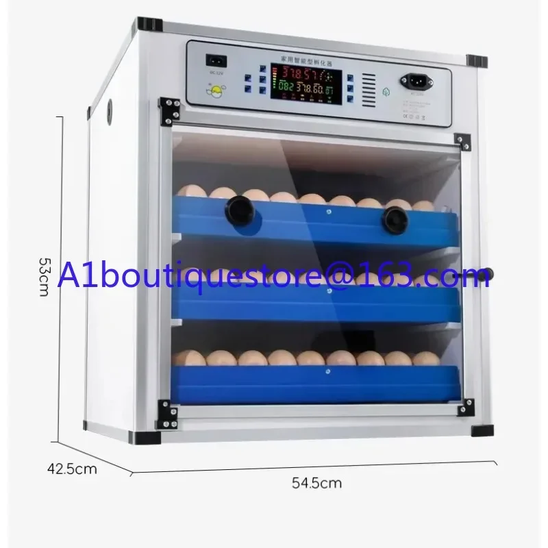 204 Eggs Dual Electric Edition Incubator Machine Automatic Egg Incubator for Chicken Quail Bird Egg Hatch