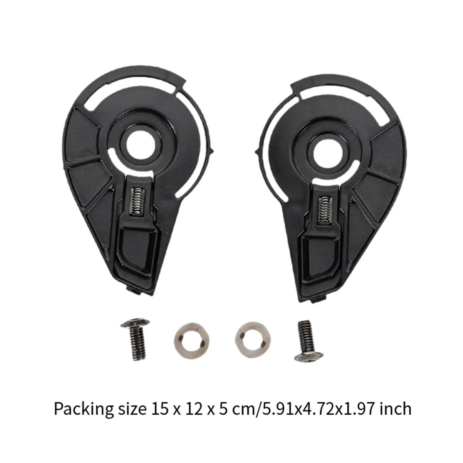 オープンフェイスヘルメットベース、バイクヘルメットバイザーベースプレート、SM965用ヘルメットレンズ固定ベース