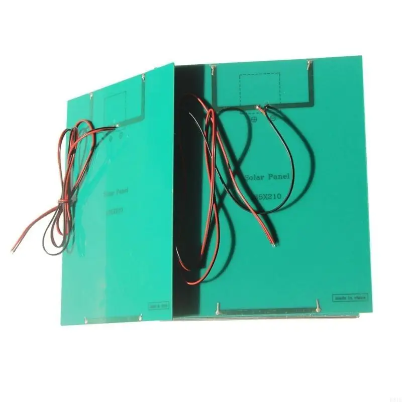 581E 6V/12V 5.2W/5W لوحة ألواح شمسية تتساقط مع وحدة أنظمة الطاقة الشمسية الأسلاك لعلوم المنتجات والتكنولوجيا الدائمة