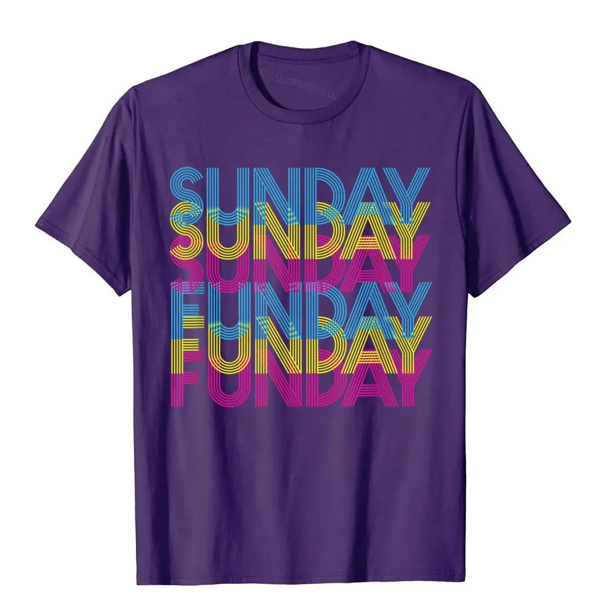 Sunday Funday Tee T-Shirt Printing T Shirts T Shirt For Men New Design Cotton Unique Top T-Shirts Christmas Clothing