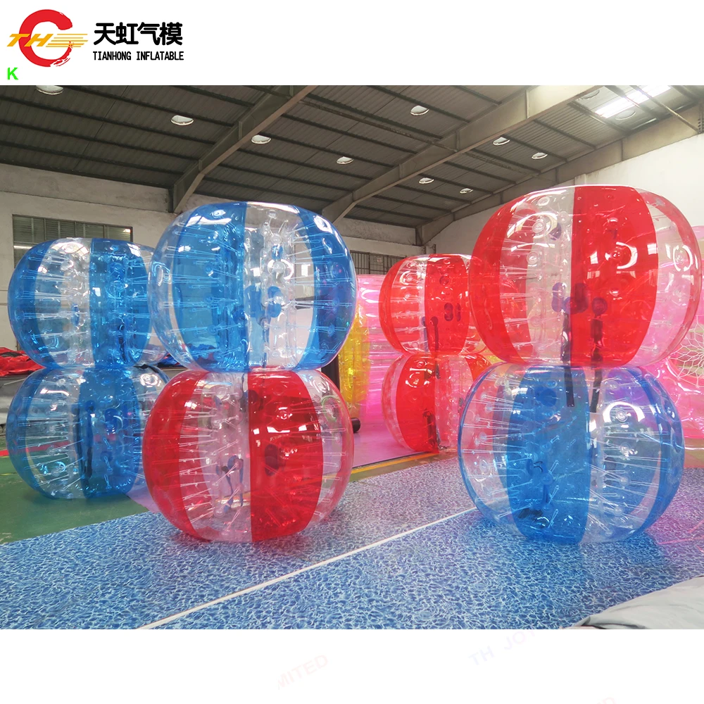 Fast Shipping 6pcs/lot inflatable bumper ball human body inflatable bubble ball for children and adult football match