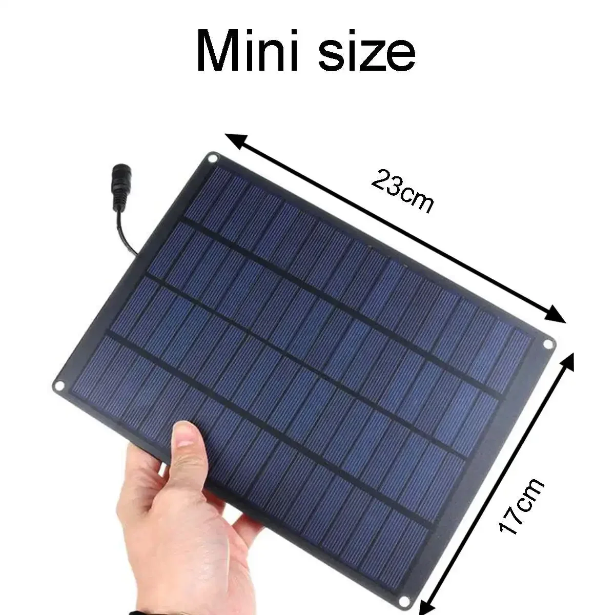 20W 18V Solar Panel with battery Clip+10/20/30/50A Solar Car Charger Controller Solar Cells For Outdoor Camping Hiking Portable
