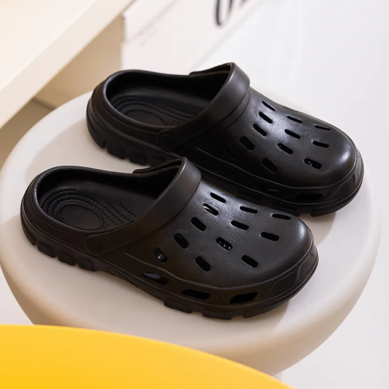 SmilePoP Sommer Frauen Sandalen Neue Weiche Strand Frauen Hausschuhe Im Freien Rutschfeste Wasserdichte Loch Hausschuhe Weibliche Vaction Pool Rutschen – Detail 9