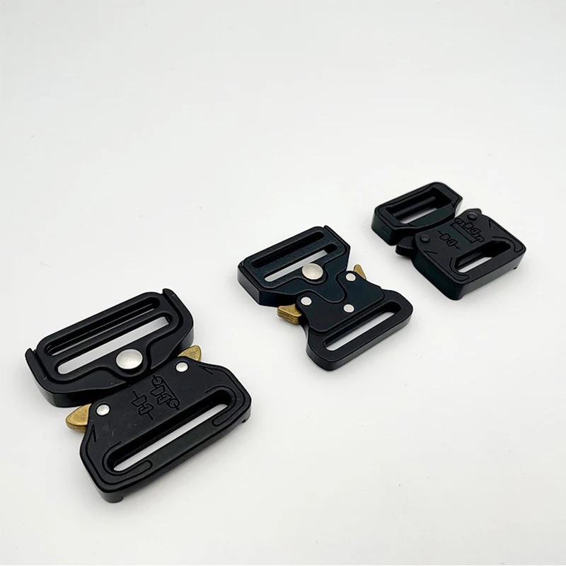 

20 50mm Metal Quick Release Tactical Buckle Set Automatic Metal Male Belt Clip Buckle Adjustable Men Buckl for Rucksacks Bags