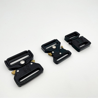20 50mm Metal Quick Release Tactical Buckle Set Automatic Metal Male Belt Clip Buckle Adjustable Men Buckl for Rucksacks Bags