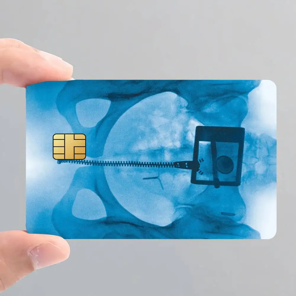 ملصقات جلدية لبطاقة الائتمان لملصق المغني لورد فيرجن للوصول إلى البنك، غطاء طبقة رقيقة واقية، هدية مفاجئة