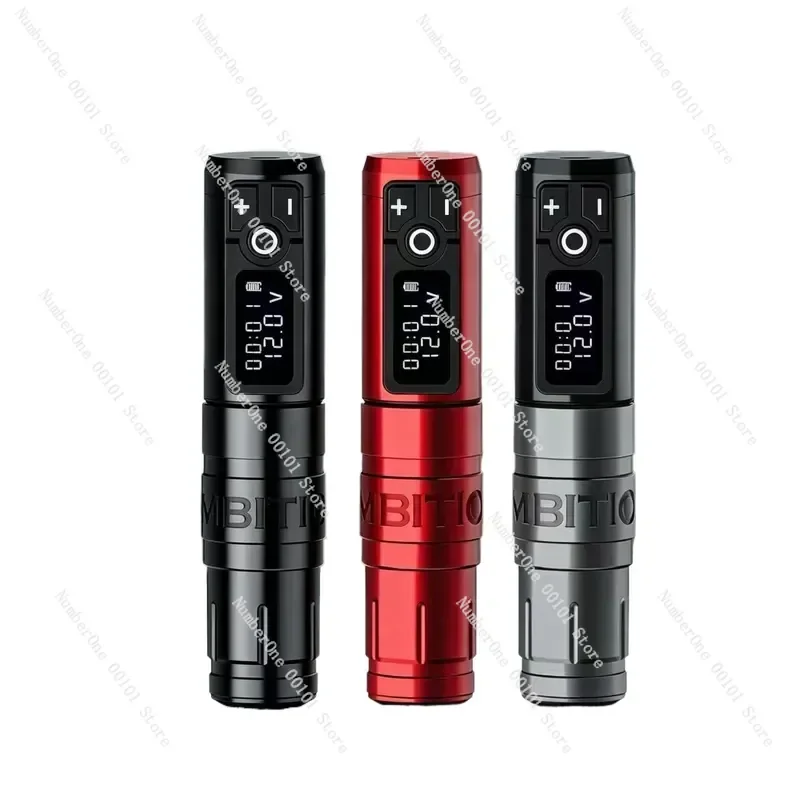 Professional Wireless Tattoo Pen Kit Rotary Machine for Permanent Makeup Lip Eyebrow Microblading Body Art Starter Set with