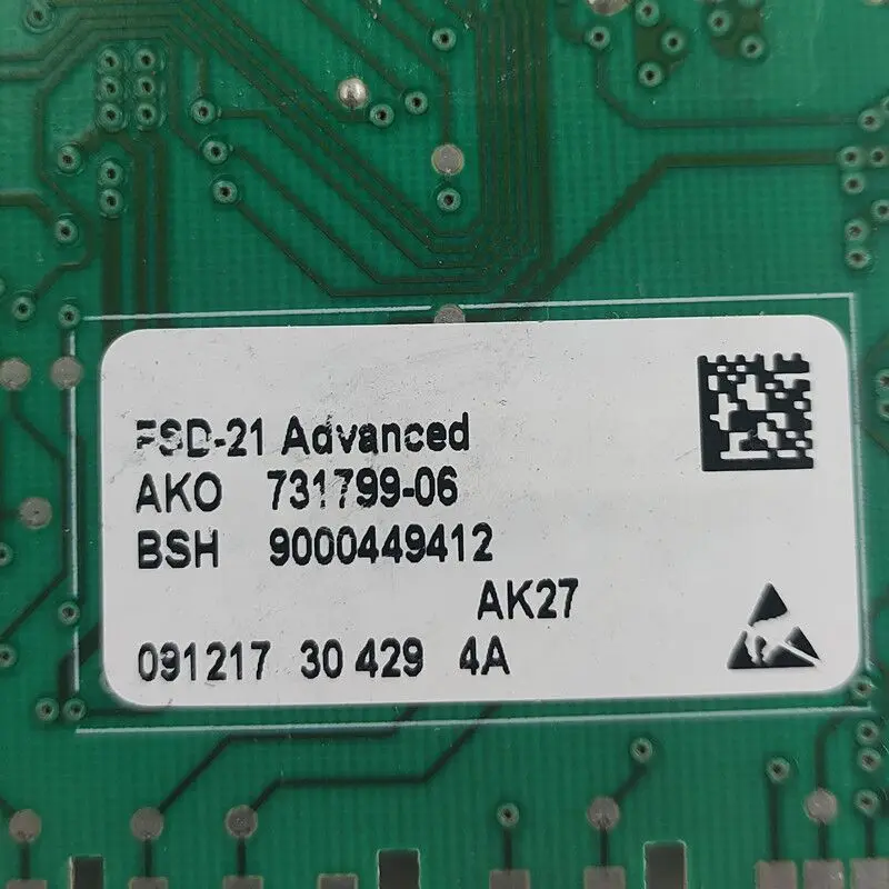 para máquina de lavar Placa de computador KO 731799 -06 BSH 9000449412   peça da placa