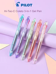 Pilot Hi-Tec-C Coleto Gel Ink Pen 0.4mm 3-In-1 Multifunctional Gel Pen Limited Transparent Colored Pen Body Replaceable Refills