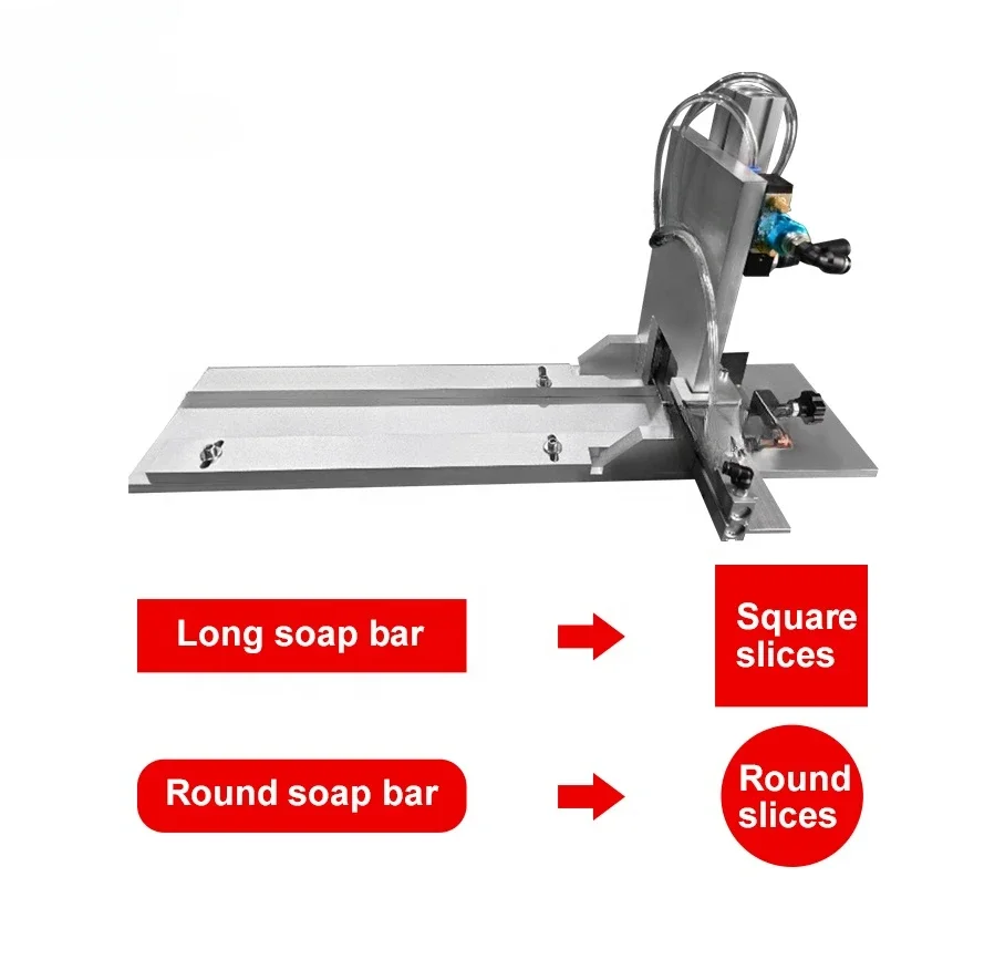 Automatic bulk glycerin clear soap slicing microtome