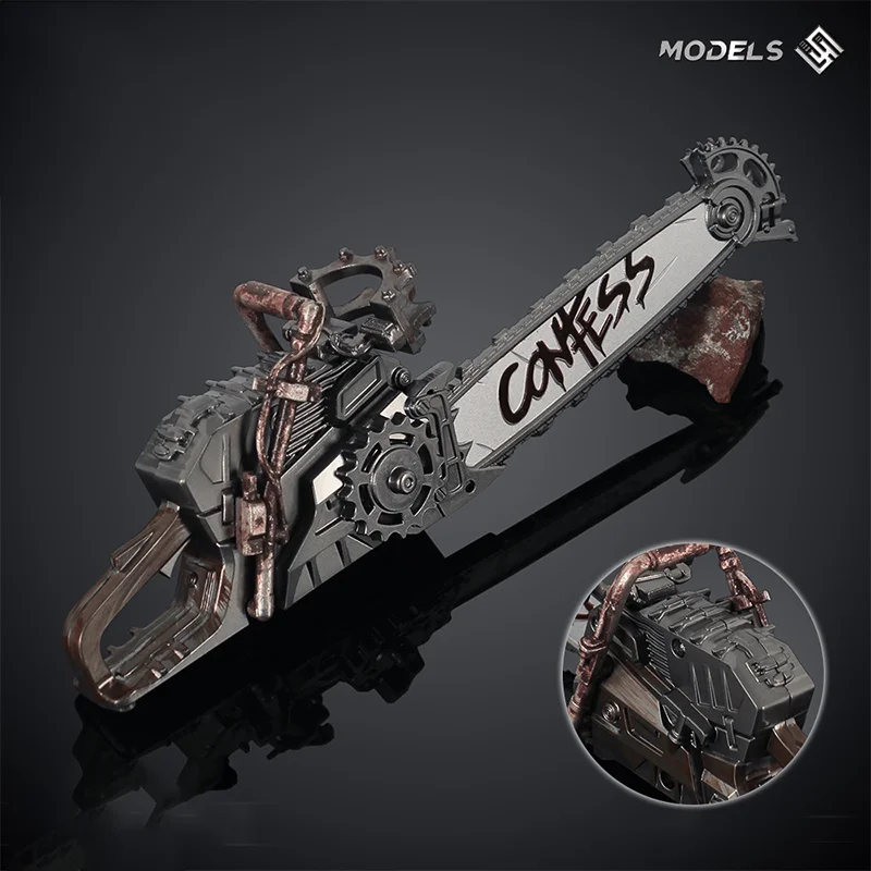 

22cm Delta Force Red Wolf Chainsaw Horror Metal Model Figurine Game Peripheral Toy Ornament Thicker and Heavier Version Gifts