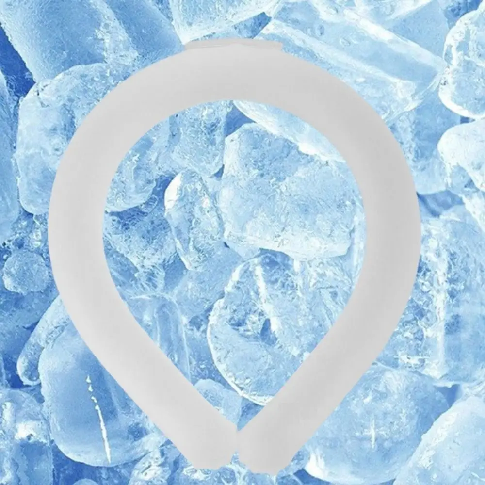 

Многоразовая охлаждающая трубка для шеи, носимая 18-градусная естественная морозильная подушка для льда, предотвращающая тепловой удар, охлаждающий охладитель для шеи