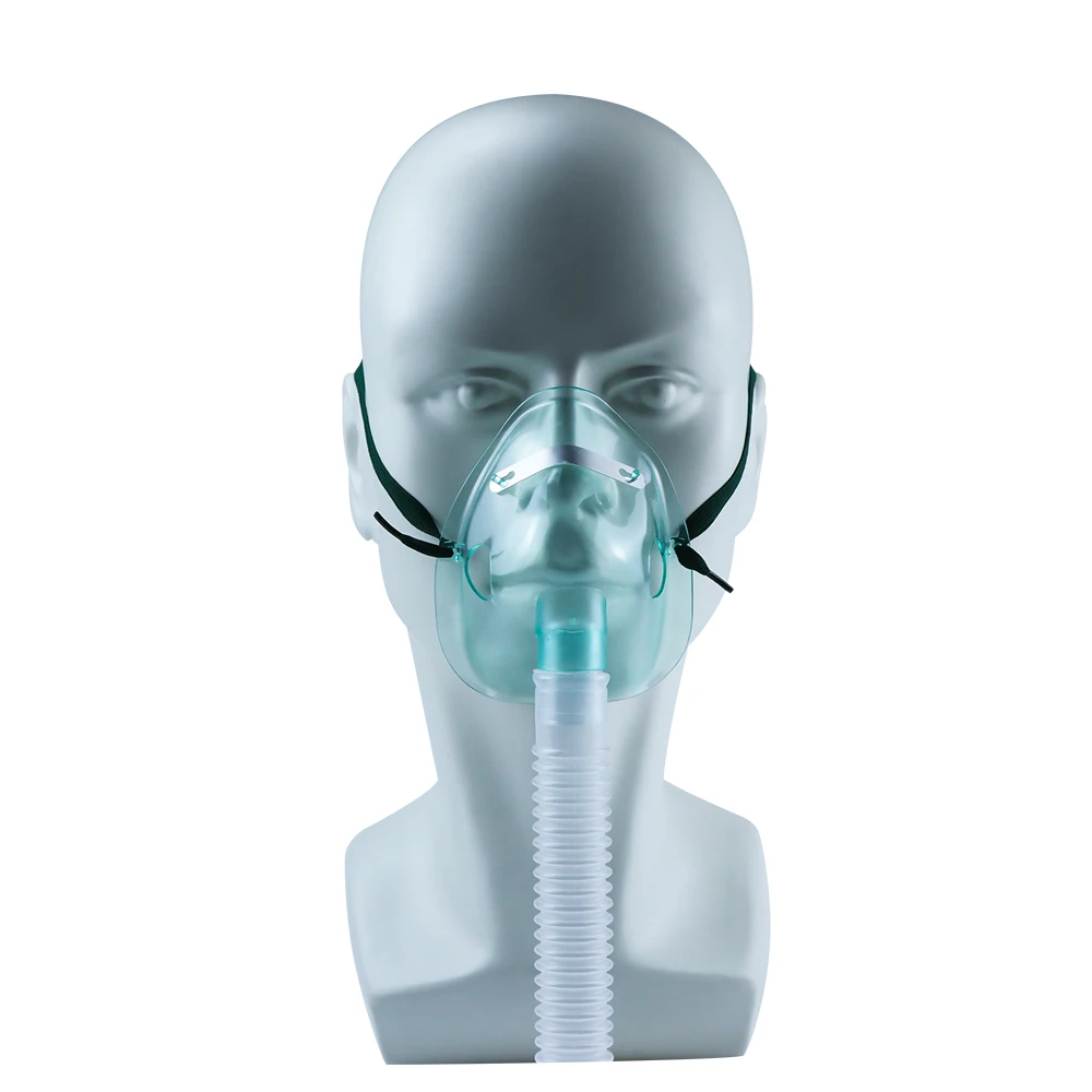 Califed Venturi Mask With Seven Diluters Medical PVC Disposable Sterile Adjustable Oxygen Venturi Mask For Adult and Pediatric