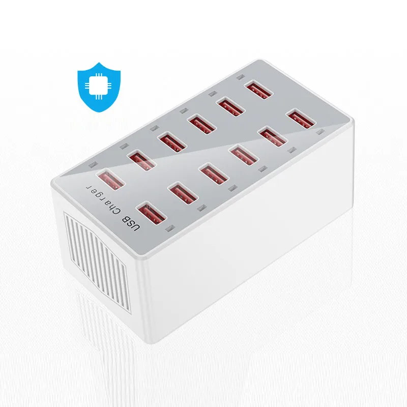 

Зарядное устройство с несколькими USB-портами, 100 Вт, 12 портов