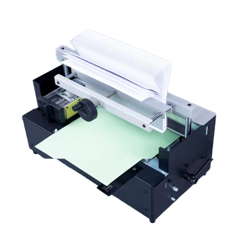 WD-40B Hot Melt Adhesive Desktop Wireless Adhesive Binding Machine 220v Hot Melt Binding Machine Office Tender Cover Back File