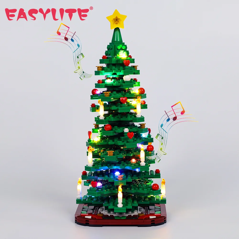 EASYLITE Christmas Gift LED Light Kit For ChristmasTree Brick 40573 Building Blocks Bricks DIY Toys Set For No Model