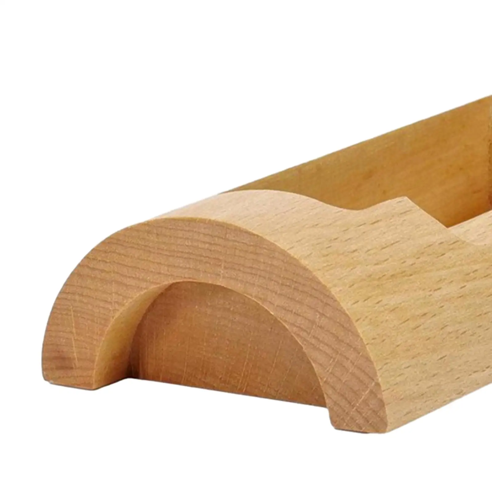 Desk Business Card Holder Storage Rack Wooden Business Card Display Holder Stand for Reception Conference Exhibition