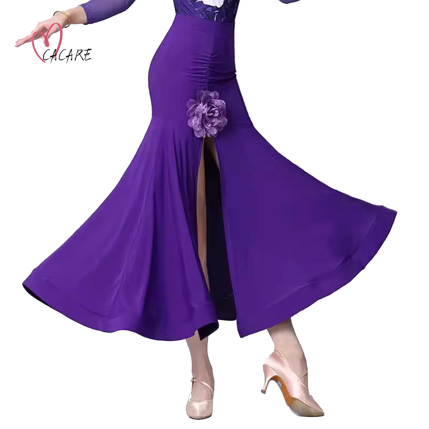 

CACARE Ballroom Dance Skirt Waltz Modern Dance Wear Stage Clothes Costume Women's Standard Ball Gown 3000