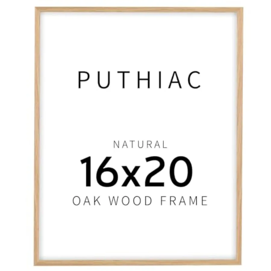 

Рамка для фотографий из массива дуба 16x20 дюймов, подходит для 12x16 дюймов с паспарту или 16x20 дюймов без паспарту, только для настенного размещения, вертикальное или горизонтальное положение, с оргстеклом.