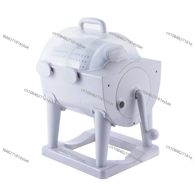 Hand Drum Washing Machine & Dehydrator, Manual Wash & Dry for Student Dormitory, 0-400RPM