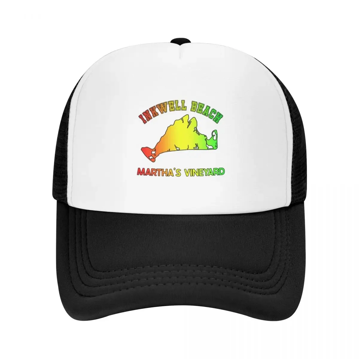 Inkwell Beach, Oak Bluffs, Martha's Vineyard, MA, Vintage Baseball Cap Ball Cap Fashion Beach Dropshipping Hats Woman Men's