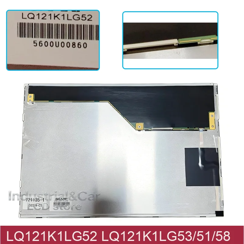 

LCD LQ121K1LG52 LQ121K1LG53 LQ121K1LG58 51 Original 12.1'' Inch LCD Display Screen Panel For Brand New LCD Modules 1280*800