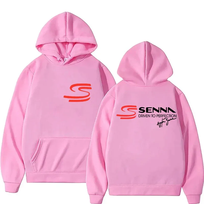 سترة بغطاء للرأس للرجال على الموضة لعام 2025 سترة أيرتون سينا البرازيلية الفورمولا 1 بنمط أسطوري سترة كبيرة الحجم قابلة للتنفس #6