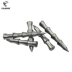 50PCS/bag Fishing Sinker fishing weights sinkers fishing lead metal Weight Nail Sinker carp fishing lead jig tool 1.1g1.5g2.0g