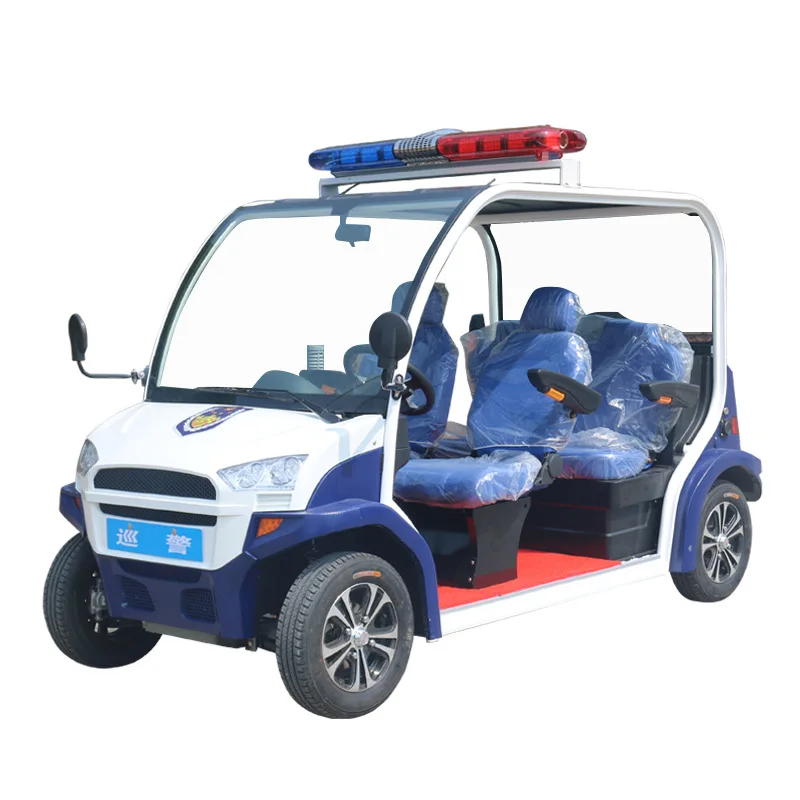 Véhicule de patrouille électrique haute portée personnalisable, chariot de Golf sans bruit et sans Pollution pour voyage, patrouille, Bus touristique, voiture, 2024