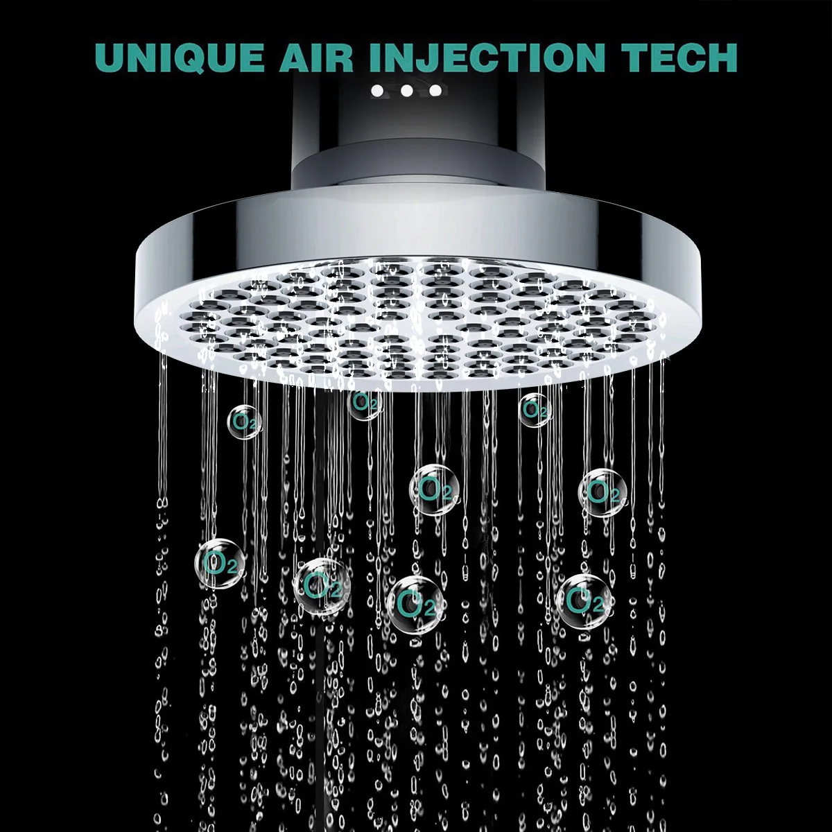 

1PC Rainfall Shower Head With Filter High Flow Overhead Spray Shower Head Economical Shower for Home Bathroom Accessories