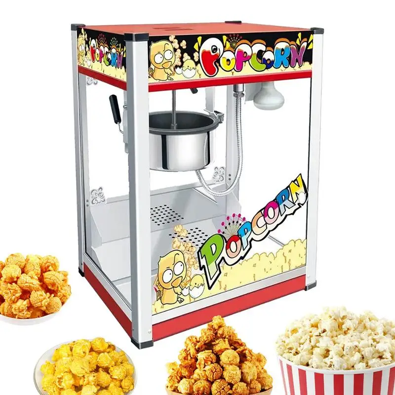 Popcorn Machine Table Top Commercial Popcorn Machine 110v Table Top Making Machine Fully Automatic Trolley Corn Popper DIY