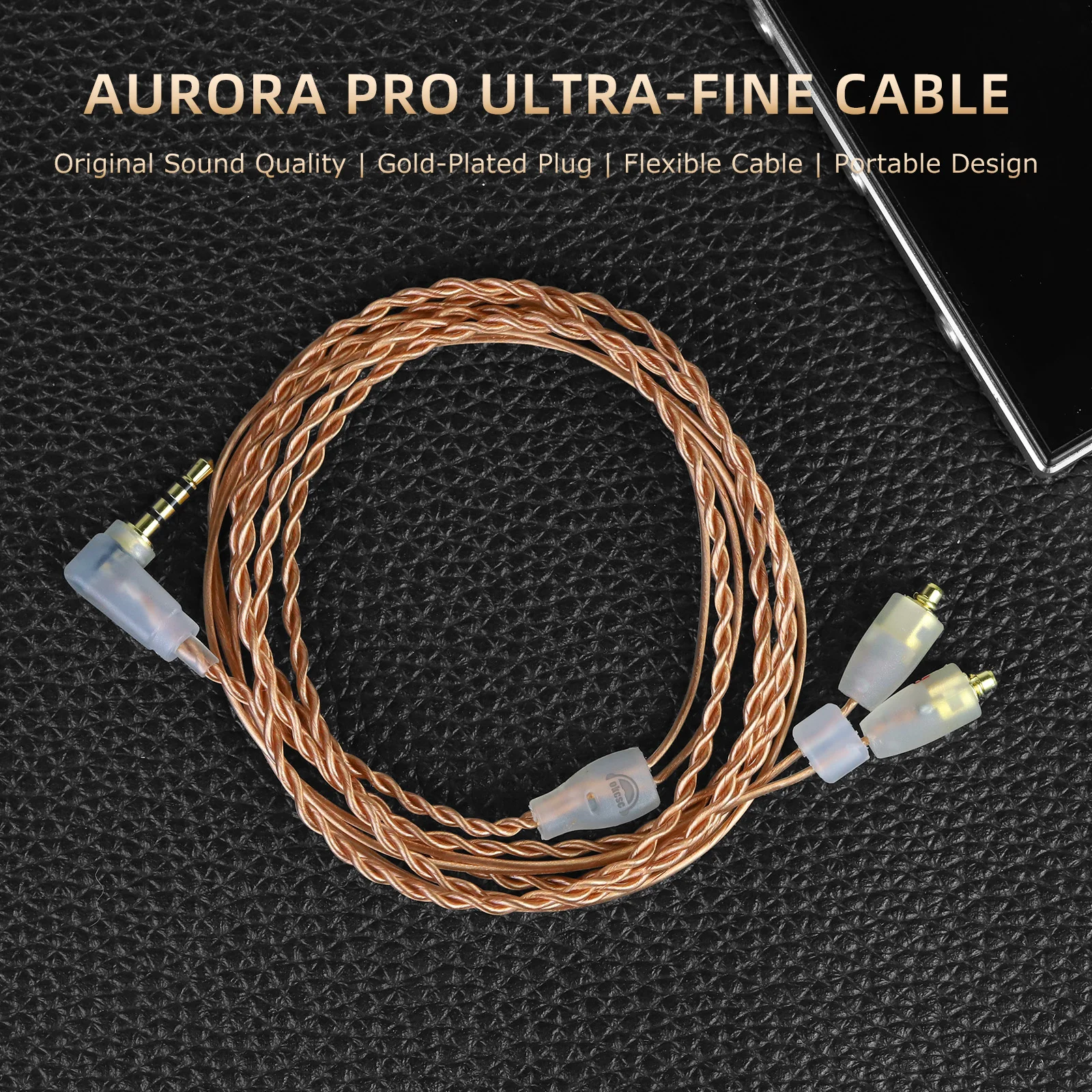 Cable de repuesto para auriculares OKCSC, para MMCX IE400 IPX T2 QDC TF10 Fitear Weston W40 JH24 IE300 ER4PA2DC ER4SR IE8 IE40, conector de 2,5mm