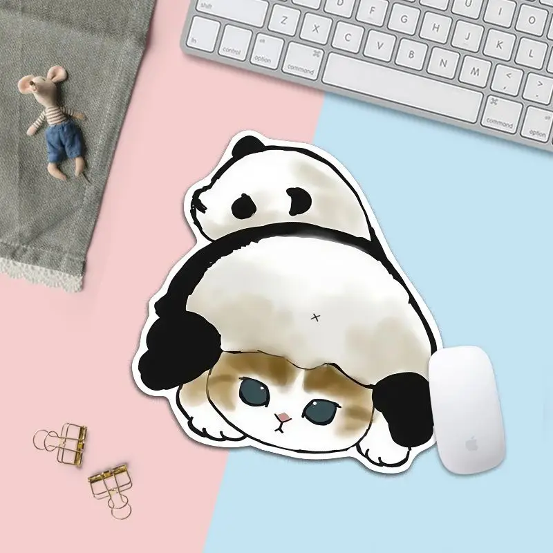 New Mofusand Cute Irregular Small Mouse Pad Dirt-Resistant Anti-Slip Wear-Resistant Portable Keyboard Wrist Rest Pad Gift